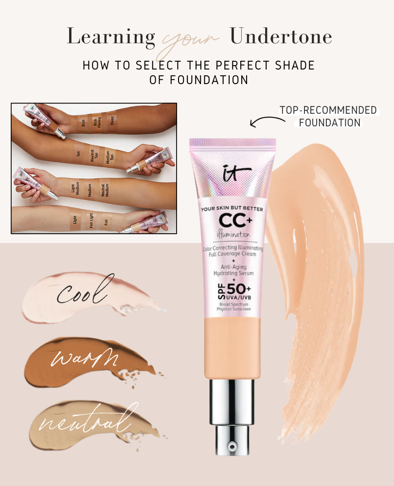 Foundation for warm deals undertones