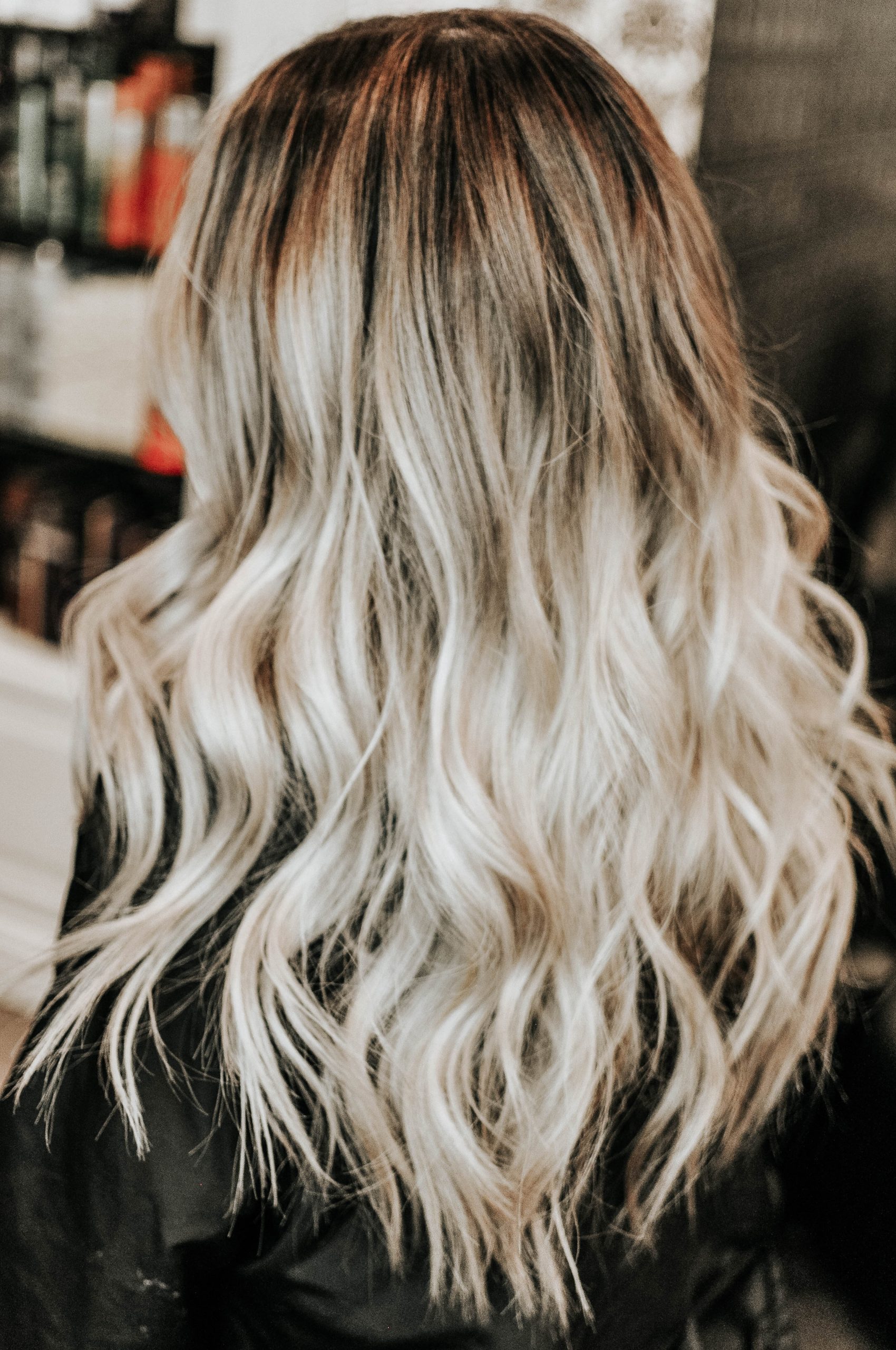 my hair coloring process