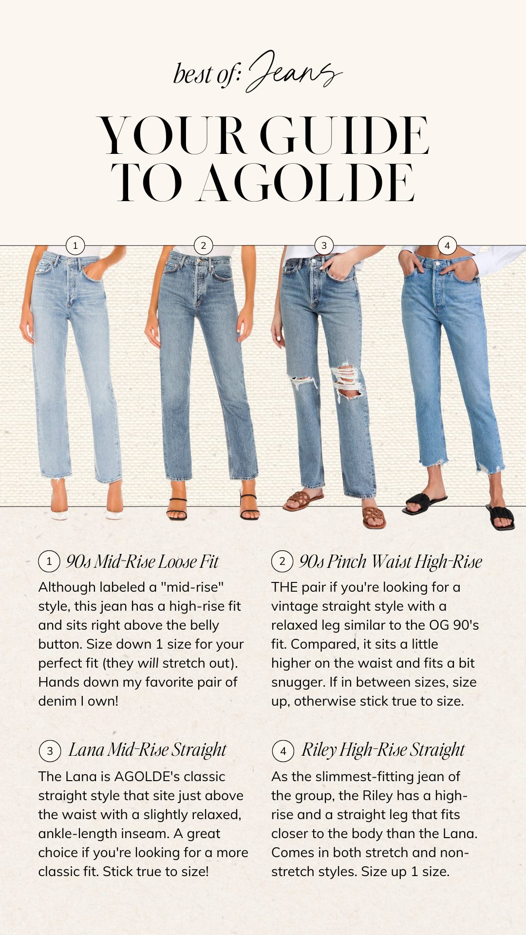 Women's Denim Size Chart and Fit Guide – Joe's® Jeans