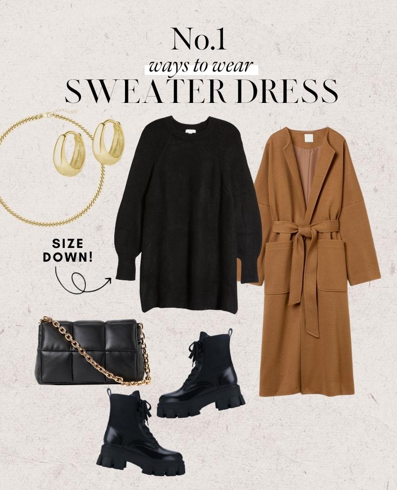 Sweater dress outfits