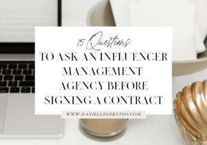 Questions to Ask Influencer Management Agency