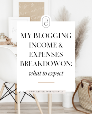 blogging income and expenses