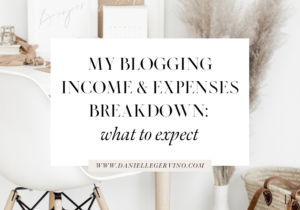 blogging income and expenses