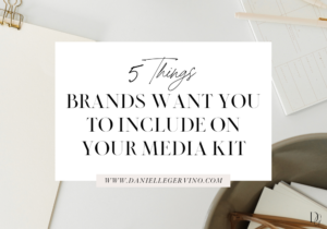 what to include on your media kit