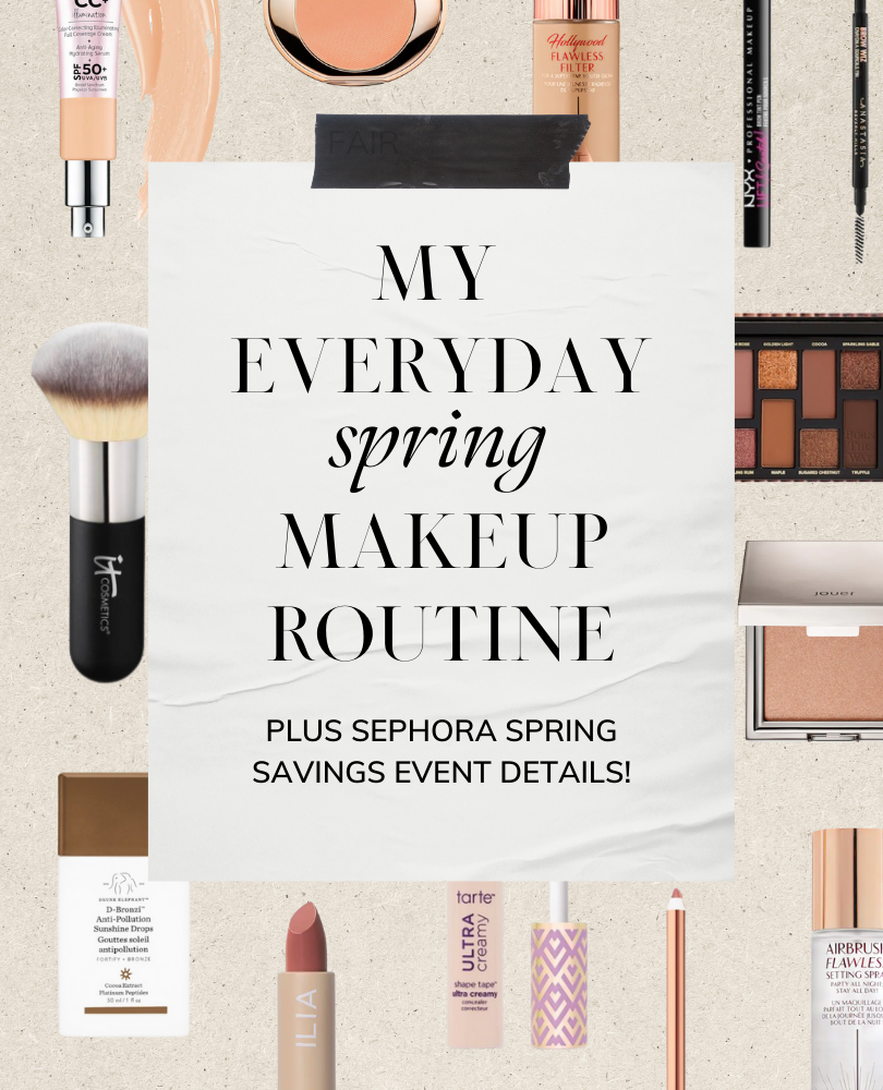 Spring makeup routine