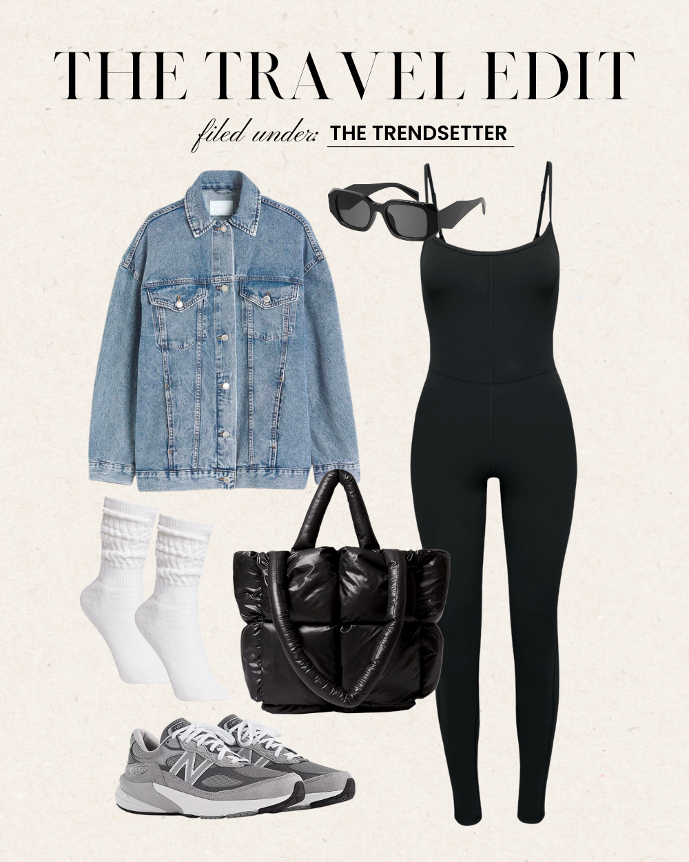 The Travel Edit: 5 Simple Travel Day Outfit Ideas