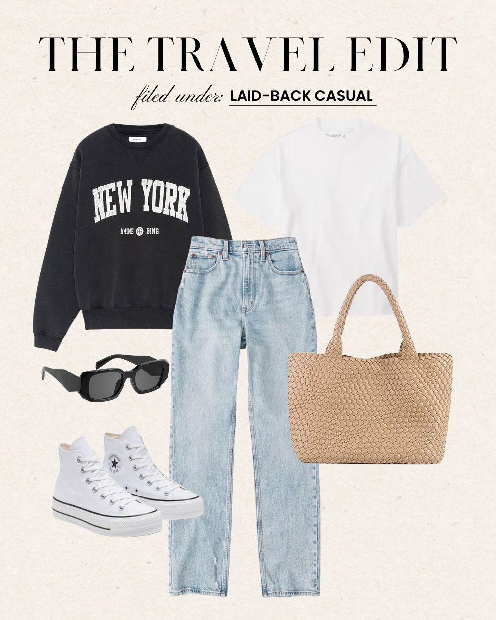 The Travel Edit: 5 Simple Travel Day Outfit Ideas