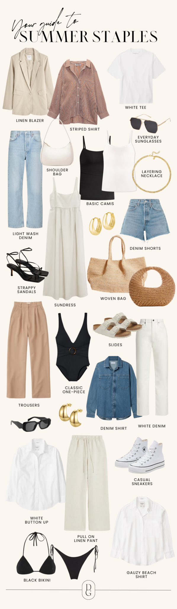 20+ Summer Wardrobe Essentials You Need