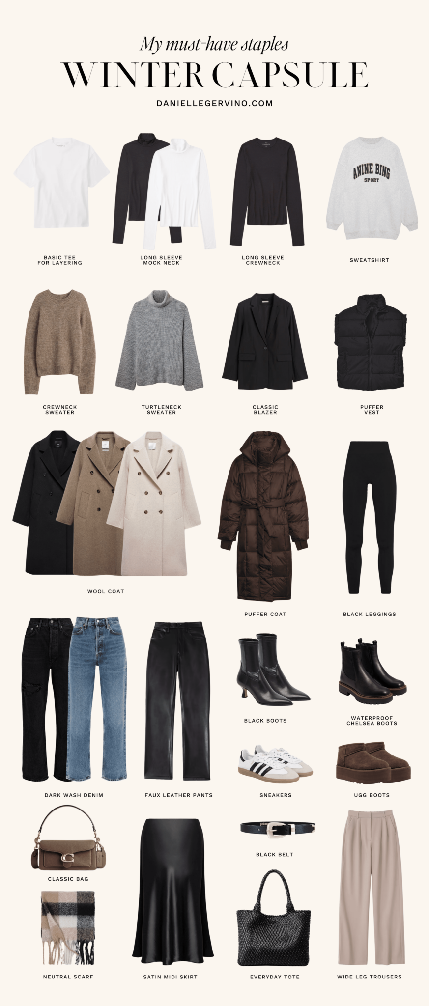 My Winter Capsule Wardrobe For The 2024 Season