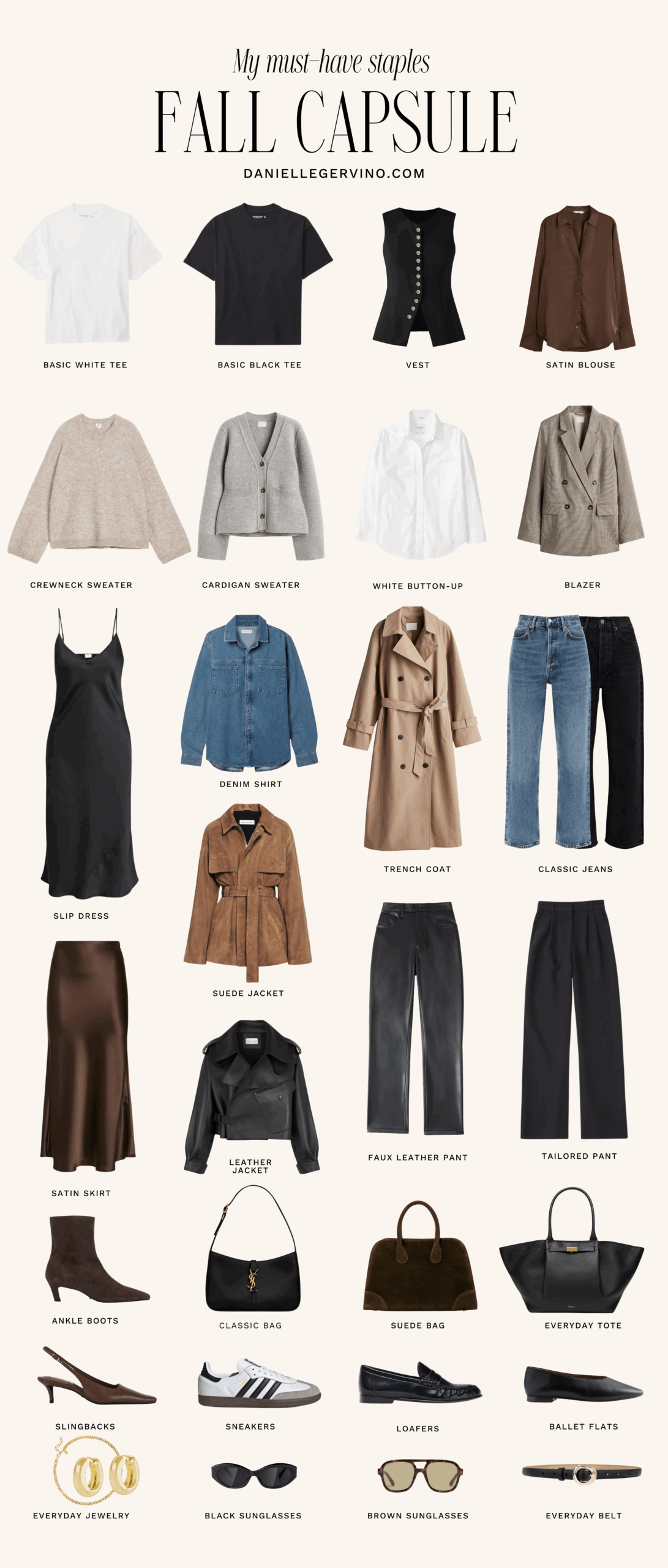 Fall Capsule Wardrobe 2025