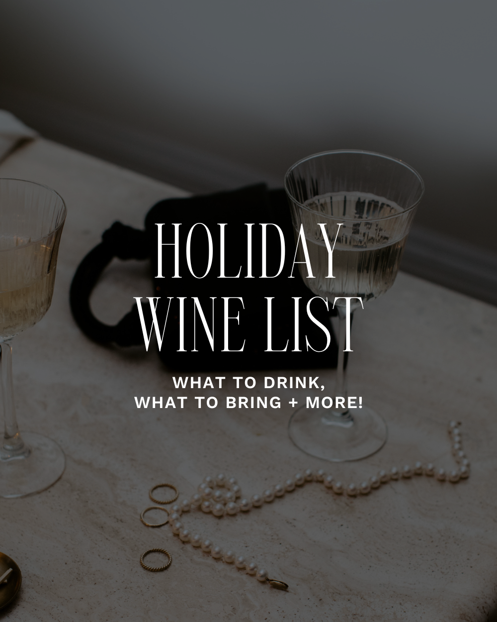 Holiday Wine List