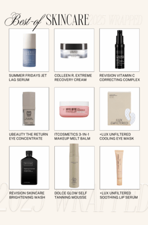 2025 wrapped, skincare
