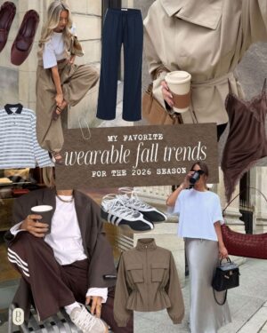 Wearable fall fashion trends for 2026